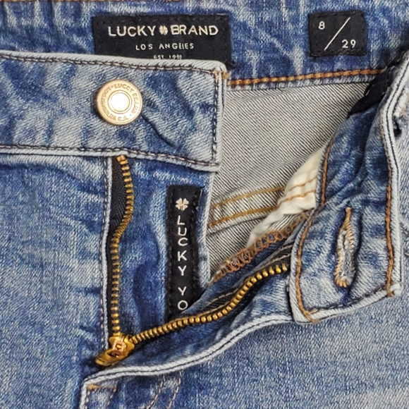 Lucky Brand factory distressed shorts size 8 / 29 - Picture 7 of 11
